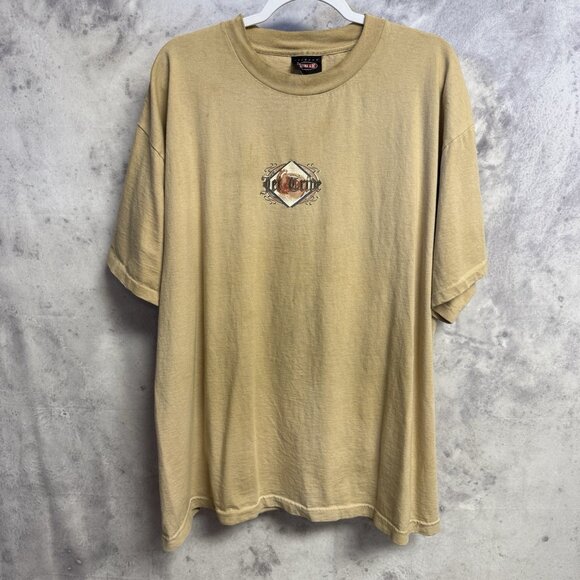 Vintage 90s Jet Ski T Shirt Mens XL 25.5x30 Jet Tribe Brown Single Stitch - Picture 3 of 12